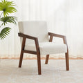 Poltrona di design Mid-Century Modern da 70,8 cm imbottita con braccioli