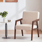 Poltrona di design Mid-Century Modern da 70,8 cm imbottita con braccioli