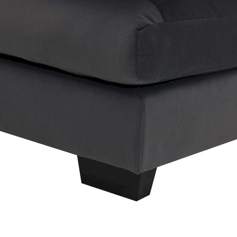 Divano Sezionale Modulare Moderno a U a 6 Posti Imbottito Trasformabile in Letto