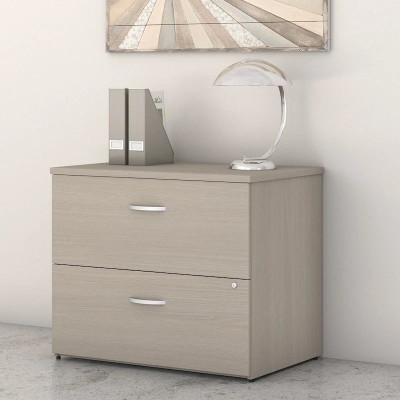 Classificatore orizzontale a 2 cassetti con guide a sfera e chiusura singola