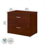 Classificatore orizzontale a 2 cassetti con guide a sfera e chiusura singola