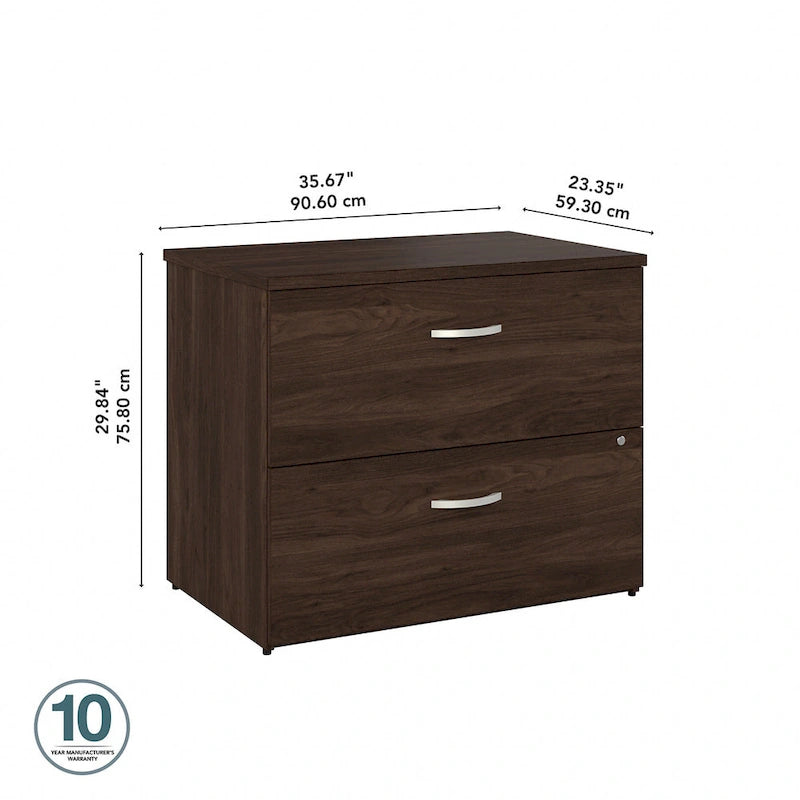 Classificatore orizzontale a 2 cassetti con guide a sfera e chiusura singola