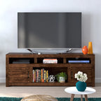 Mobile Porta TV da 72" per TV fino a 85" – Finitura Whiskey, Nessun Montaggio Richiesto