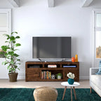 Mobile Porta TV da 72" per TV fino a 85" – Finitura Whiskey, Nessun Montaggio Richiesto