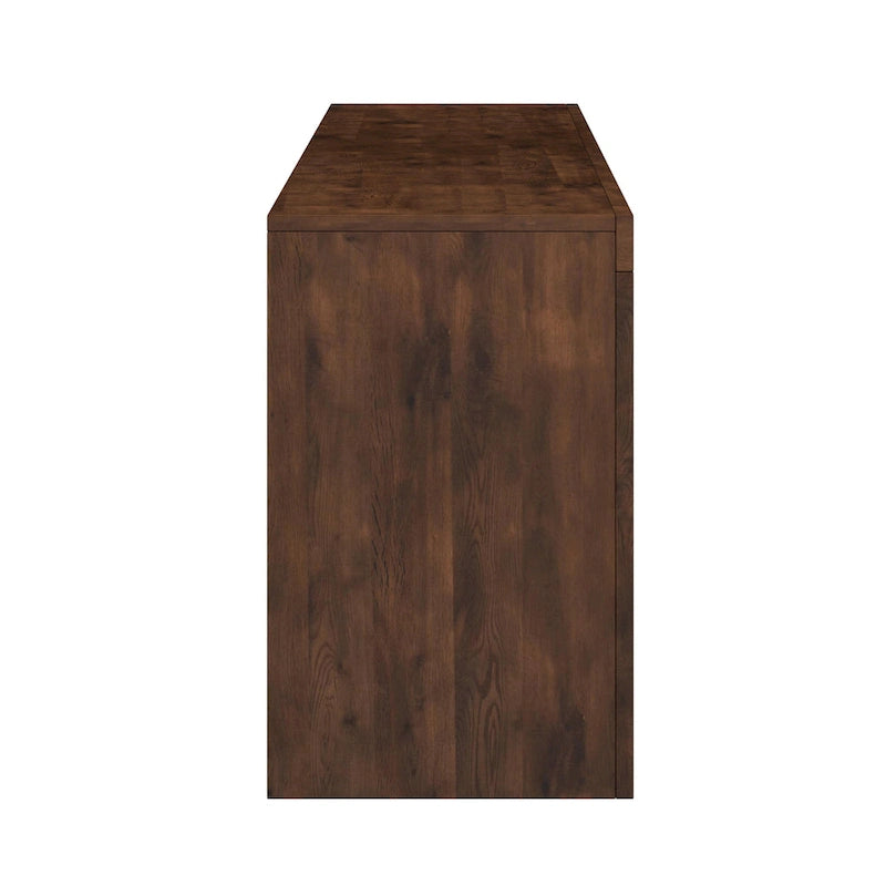 Mobile Porta TV da 72" per TV fino a 85" – Finitura Whiskey, Nessun Montaggio Richiesto