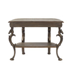 Console da Ingresso in Peltro con Finitura Elegante