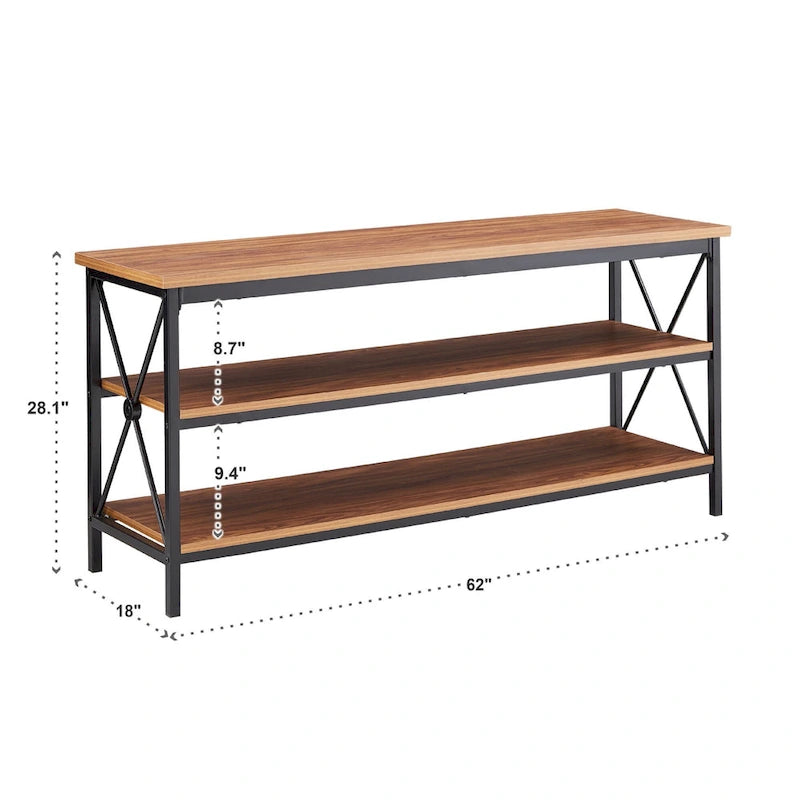 Mobile TV Etagere in metallo da 62" per TV fino a 70"