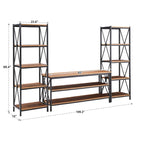 Mobile TV Etagere in metallo da 62" per TV fino a 70"