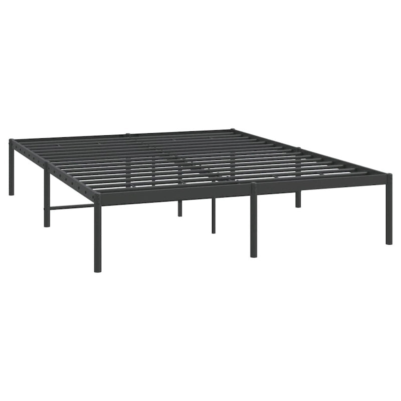 Telaio letto in acciaio verniciato a polvere con doghe rinforzate 81,5x41,1x35,6