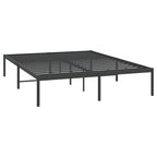 Telaio letto in acciaio verniciato a polvere con doghe rinforzate 81,5x41,1x35,6