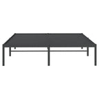 Telaio letto in acciaio verniciato a polvere con doghe rinforzate 81,5x41,1x35,6