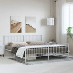 Telaio letto in acciaio verniciato a polvere con doghe rinforzate 81,5x41,1x35,6