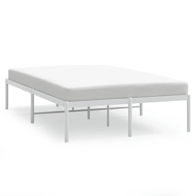 Telaio letto in acciaio verniciato a polvere con doghe rinforzate 81,5x41,1x35,6