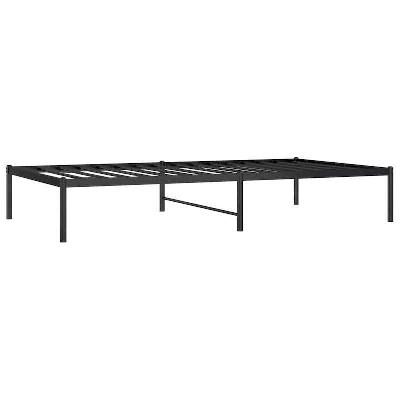 Telaio letto in acciaio verniciato a polvere con doghe rinforzate 81,5x41,1x35,6