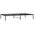 Telaio letto in acciaio verniciato a polvere con doghe rinforzate 81,5x41,1x35,6