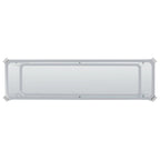 Tavolo consolle moderno in acrilico e acciaio inossidabile 52L x 15P x 29A