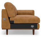 Divano Sezionale a L Moderno Metà Secolo con Chaise, 259 cm, Lato Sinistro