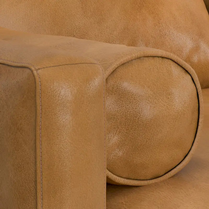 Divano Sezionale a L Moderno Metà Secolo con Chaise, 259 cm, Lato Sinistro
