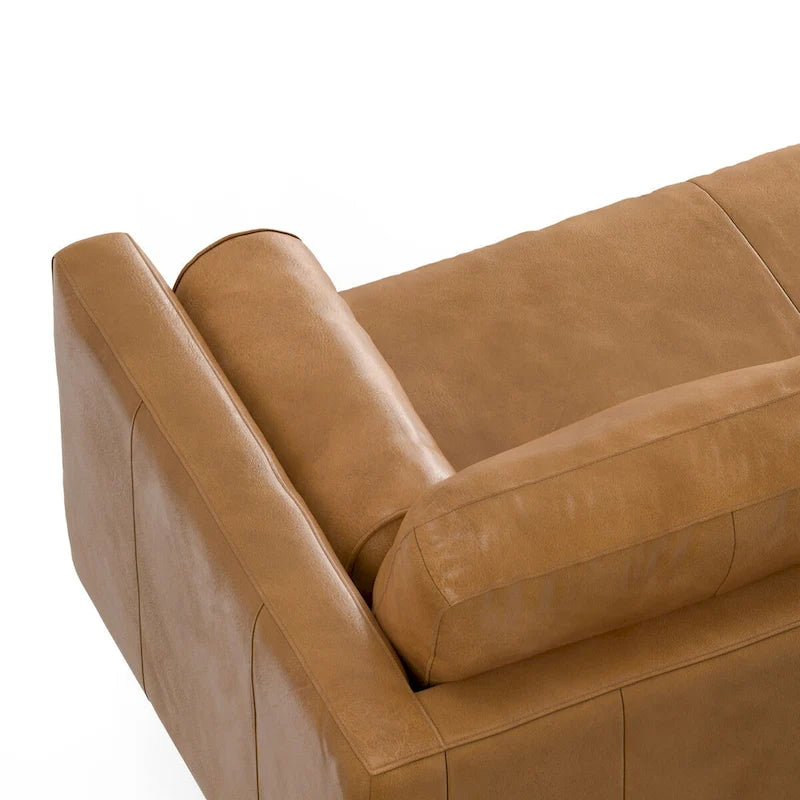 Divano Sezionale a L Moderno Metà Secolo con Chaise, 259 cm, Lato Sinistro