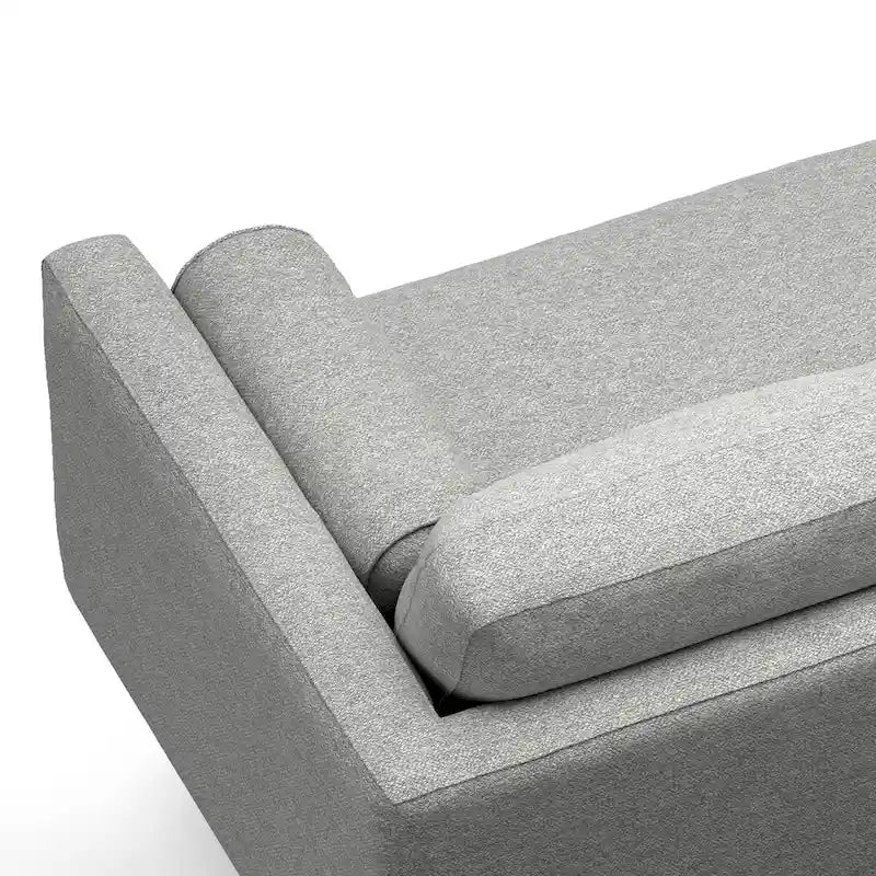 Divano Sezionale a L Moderno Metà Secolo con Chaise, 259 cm, Lato Sinistro