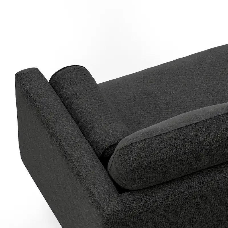 Divano Sezionale a L Moderno Metà Secolo con Chaise, 259 cm, Lato Sinistro