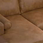 Divano Sezionale a L Moderno Metà Secolo con Chaise, 259 cm, Lato Sinistro