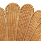 Sedia accento floreale in rattan Bohémien Honey