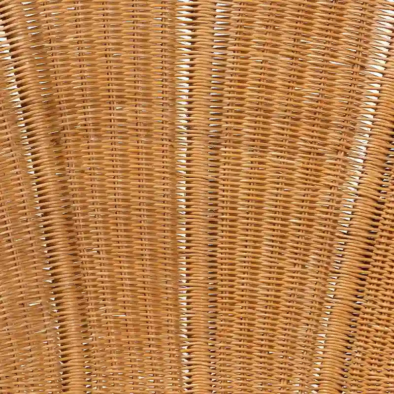 Sedia accento floreale in rattan Bohémien Honey